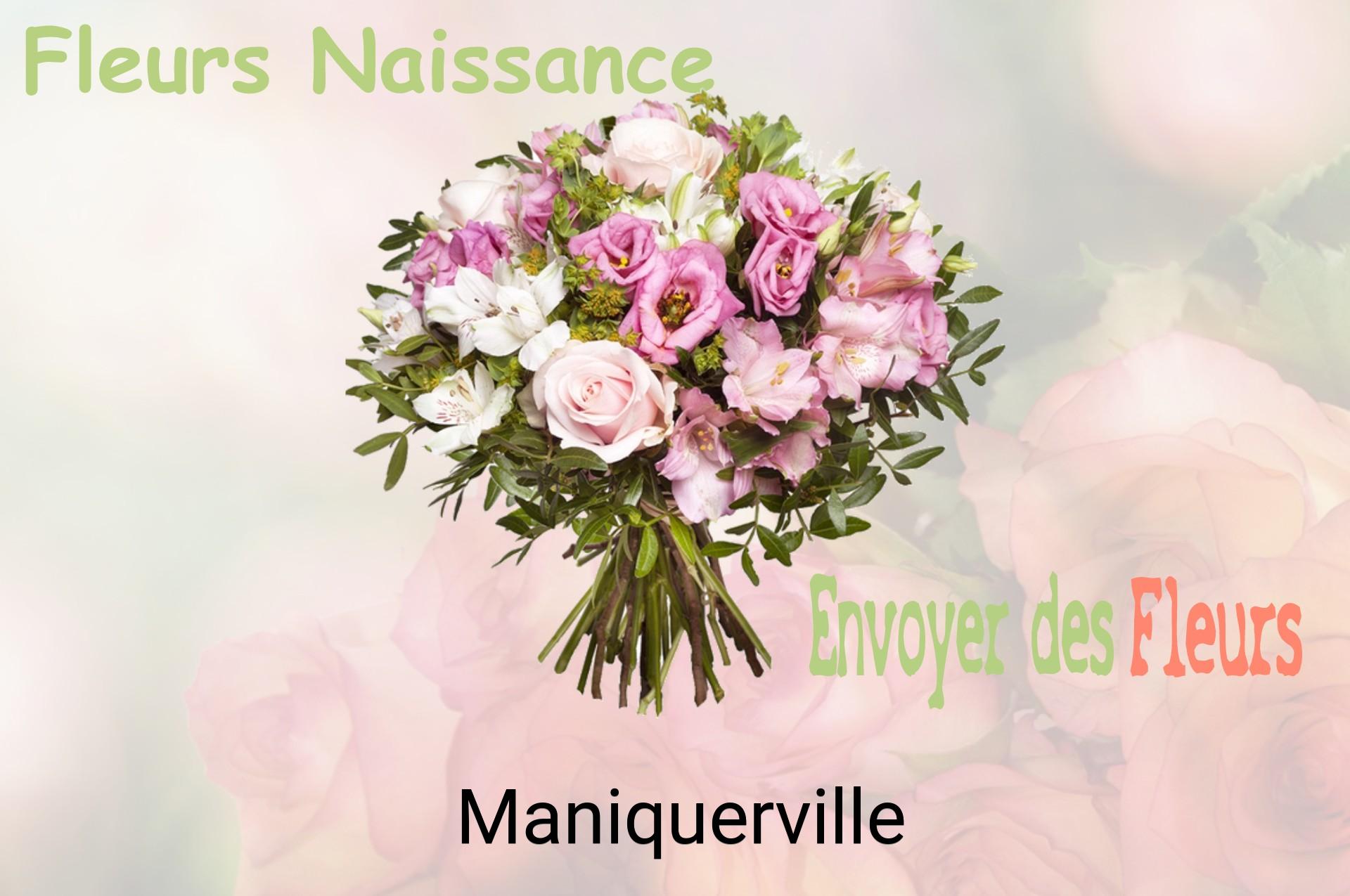 Bouquet de fleurs de naissance livré à Maniquerville